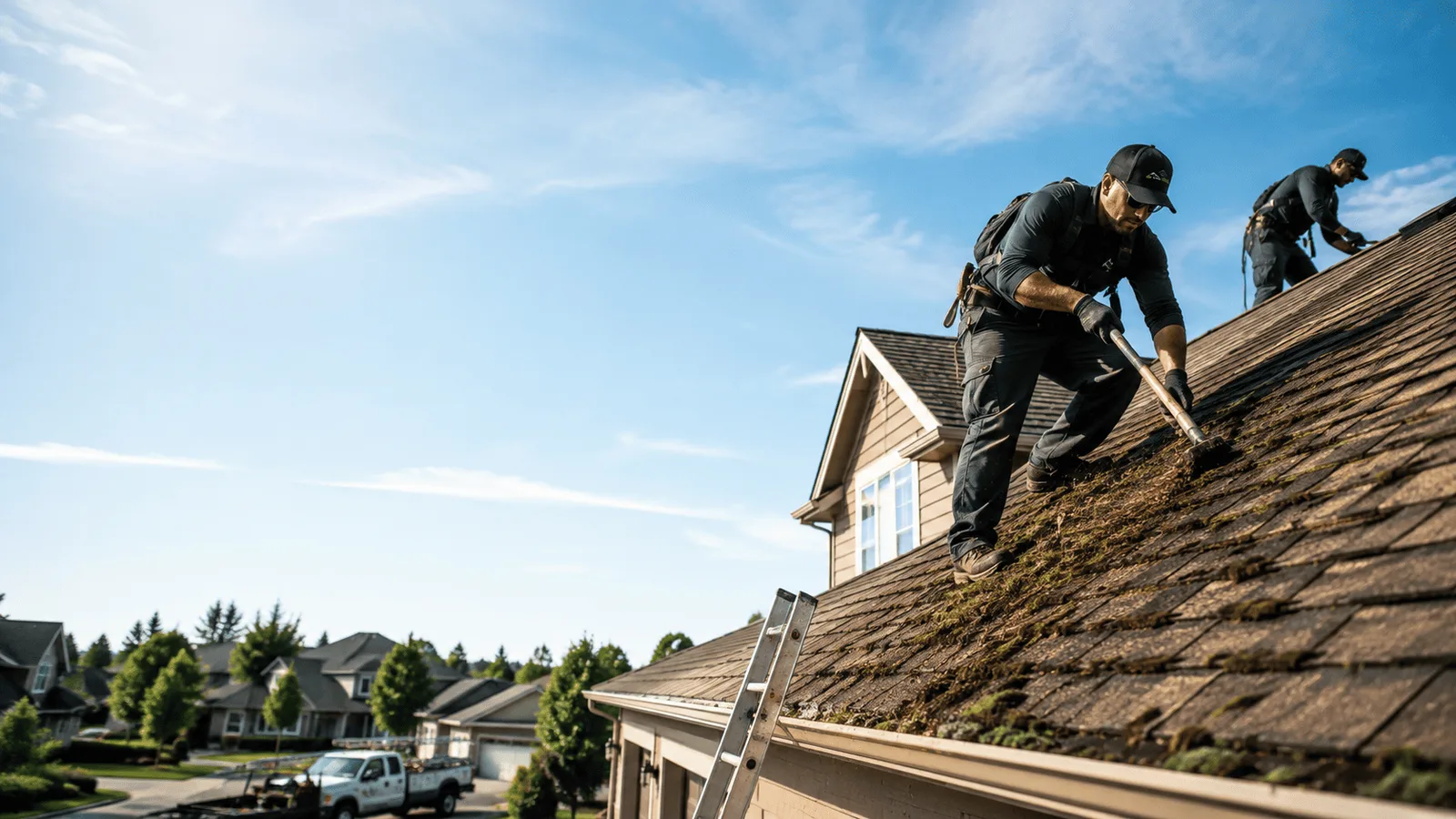 Roof Moss Removal in Rialto, CA near me